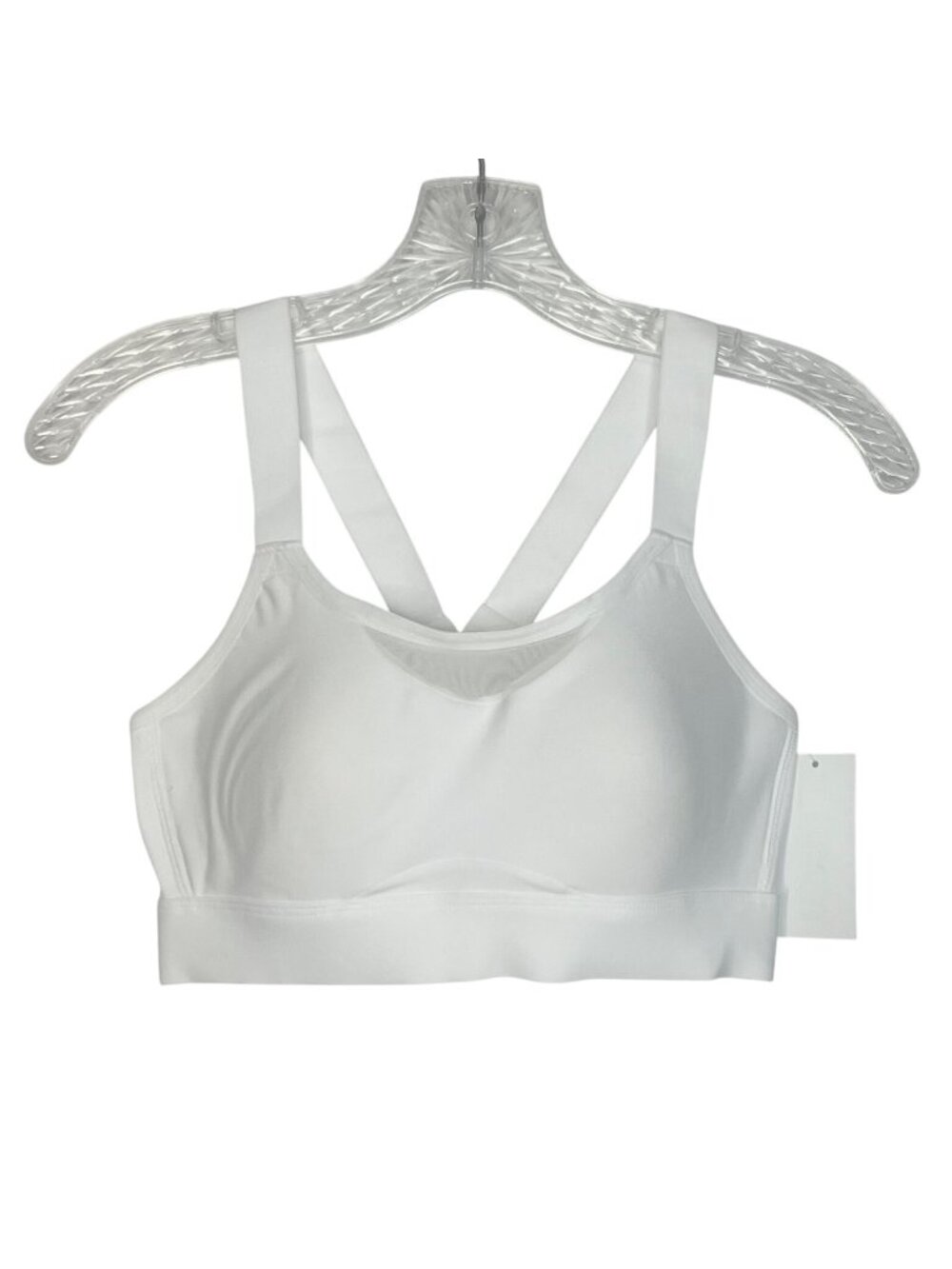 Avia Sports Bra Cross Back Padded Small White New‎ Workout Gym Yoga